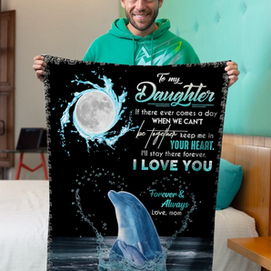 Special gift for your daughter- Chad Sherpa Fleece Blanket