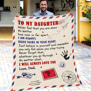 Dad To Daughter - I Will Always Love You - Blanket