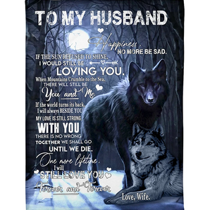 50% OFF Best Gift- To My Husband-Blanket