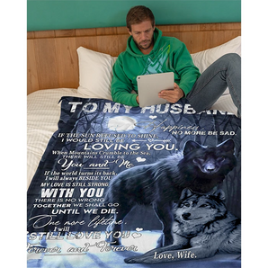 50% OFF Best Gift- To My Husband-Blanket