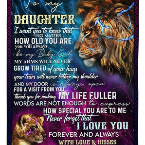 50% OFF Best Gift-Dad To Daughter - I Love You - Blanket