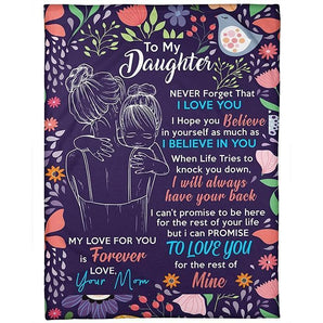 50% OFF Best Gift-To My Daughter, Love Your Mom-Blanket