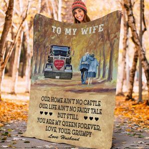 50% OFF Best Gift - Husband To my Wife Blanket